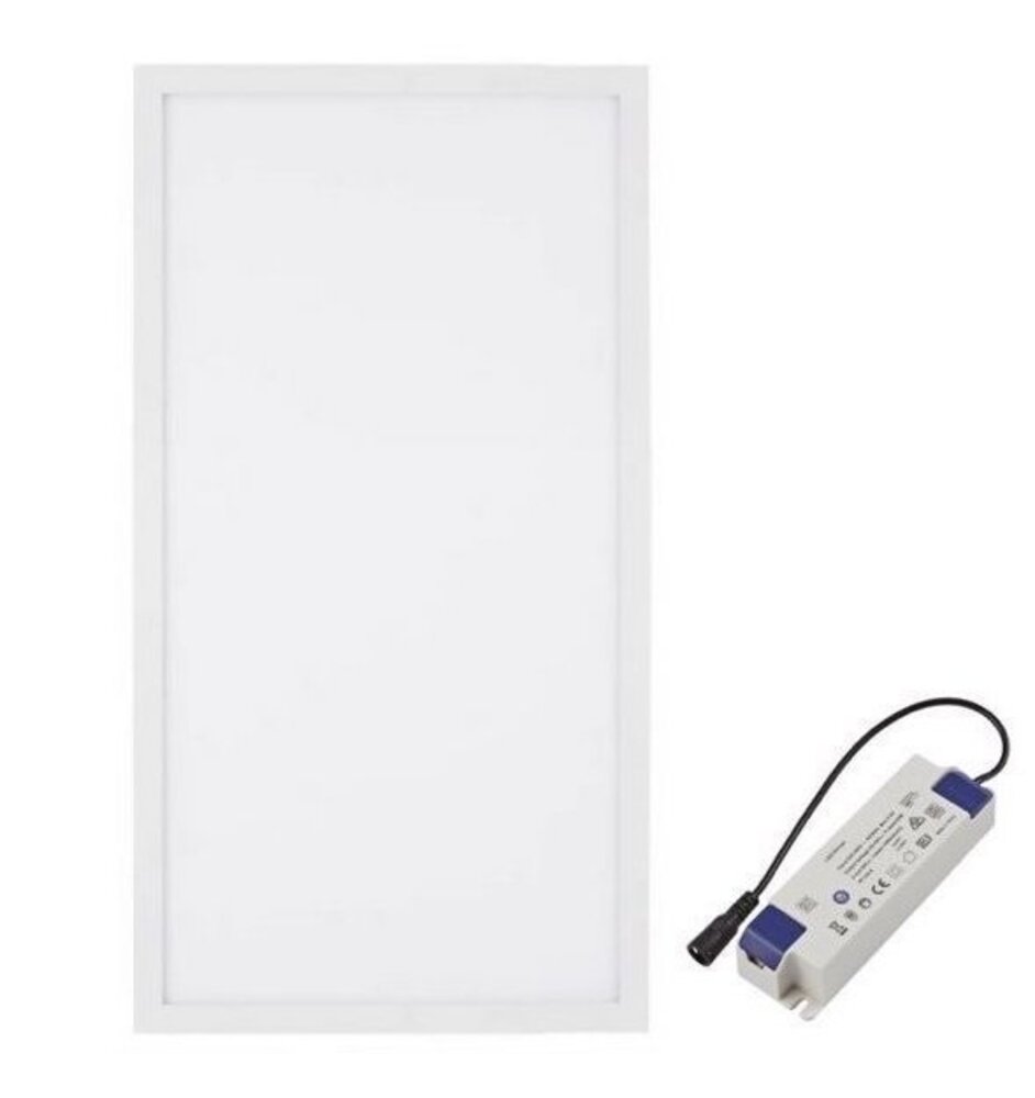 LCB LED-Beleuchtung Innovatives Design, hochwertige Technik & schnelle Lieferung! LED Panel 30x60 cm  - 24W - Warmweiß - 3000K 2125Lm inkl. Trafo 5 Jahre Garantie