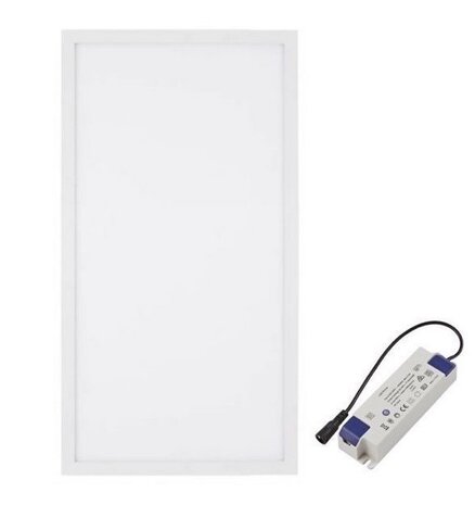 LCB LED-Beleuchtung Innovatives Design, hochwertige Technik & schnelle Lieferung! LED Panel 30x60 cm  - 24W - Warmweiß - 3000K 2125Lm inkl. Trafo 5 Jahre Garantie