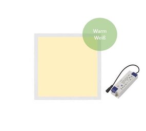 LCB LED-Beleuchtung Innovatives Design, hochwertige Technik & schnelle Lieferung! LED Panel 30x30cm - Pro Slim Line - 18W 1530Lm - 3000K 830 Warm weiß | UGR22 Opalweiß - 5 Jahre Garantie