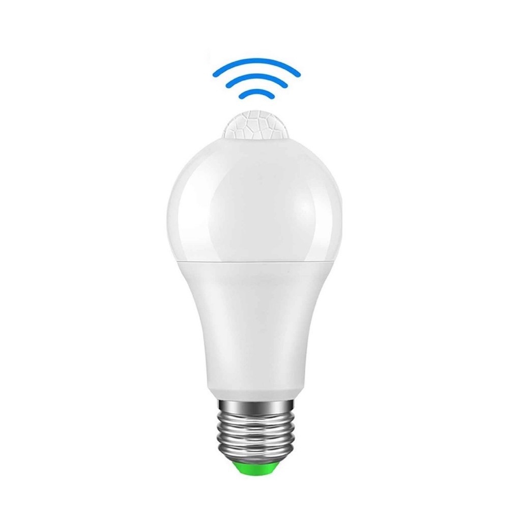 LED Lampe mit Bewegungssensor - E27 Fassung - 6W entspricht 50W