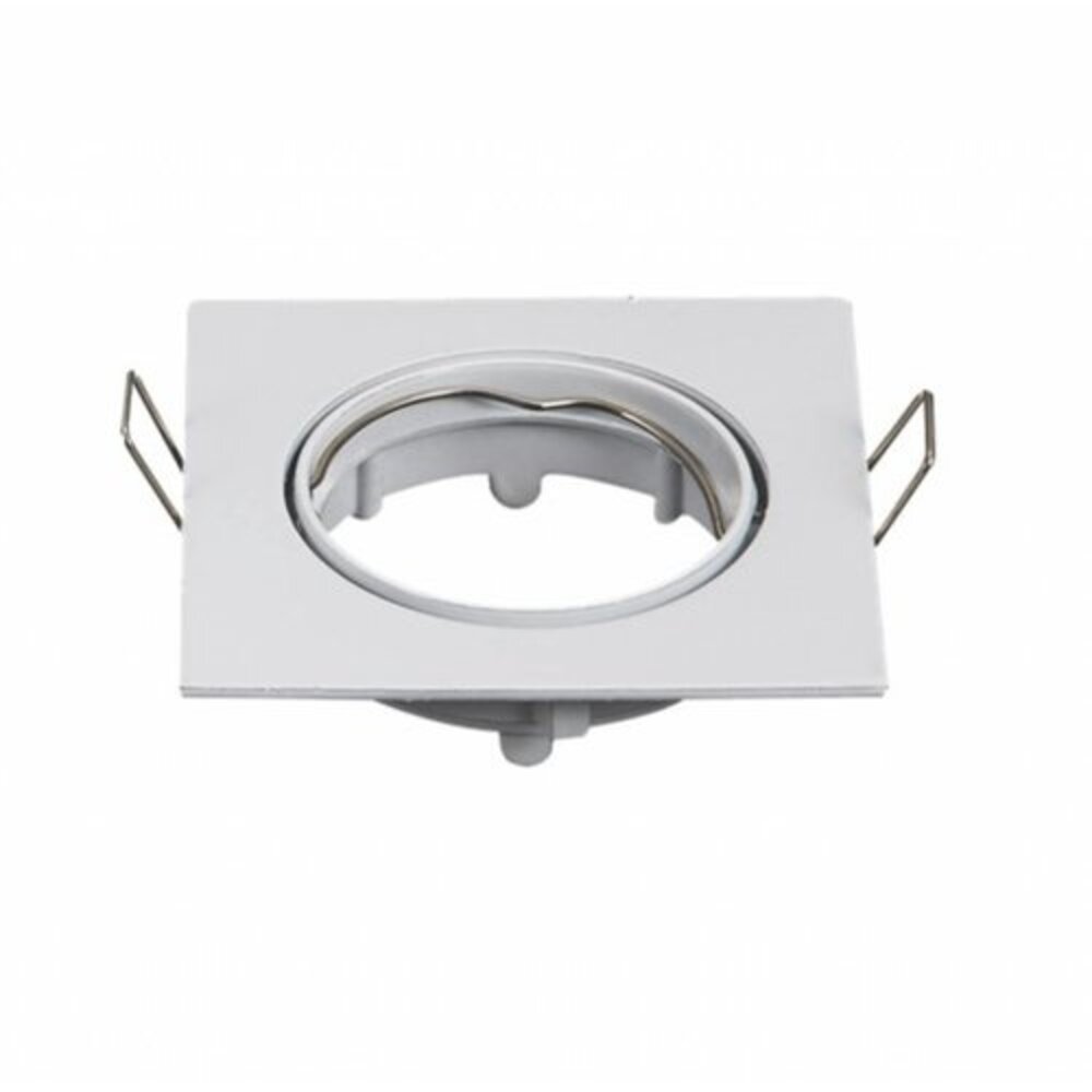 Aigostar LED-Leuchten LED Strahler 72mm Einbaurahmen - weiß - Quadrat 80x80mm - schwenkbar