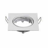 Aigostar LED Strahler 72mm Einbaurahmen - weiß - Quadrat 80x80mm - schwenkbar Aigostar LED Strahler 72mm Einbaurahmen - weiß - Quadrat 80x80mm - schwenkbar