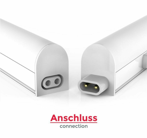 T5 LED Küchenunterbauleuchte - 90cm - Lichtfarbe optional - komplett mit 0,6m Anschlusskabel und Ein- / Ausschalter - 12W entspricht 100W