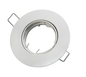 LED line LED Spot Einbaurahmen für GU10 / MR16  - 80mm -  Weiß  - rund - schwenkbar - Einbaugr. 92 mm LED line LED Spot Einbaurahmen für GU10 / MR16  - 80mm -  Weiß  - rund - schwenkbar - Einbaugr. 92 mm