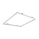 Deckeneinbaurahmen 60x60cm - Lochmaß 613x613mm - Weiß - für LED Panel - inkl. Befestigungsmaterial - Abdeckmaß 635x635mm Deckeneinbaurahmen 60x60cm - Lochmaß 613x613mm - Weiß - für LED Panel - inkl. Befestigungsmaterial - Abdeckmaß 635x635mm