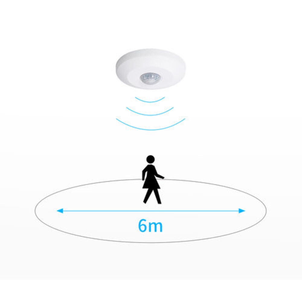 Aigostar LED-Leuchten LED Bewegungsmelder - PIR Infrarot Bewegungsmelder - max. 100W - 230V