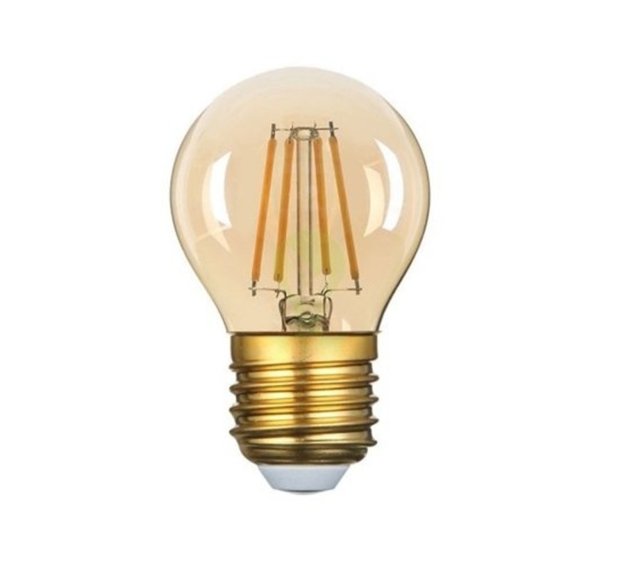 Dimmbare LED Fadenlampe G45 - E27  - 5W - 2200K Extra Warmweiß - 230V