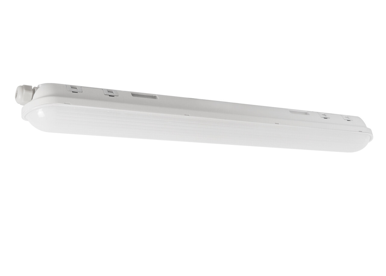 Spectrum LED-Feuchtraumleuchte Wannenleuchte IP65 - 150cm - 52W 8892 Lumen - 4000K 840 Neutral Weiss | IK10 - Modulär Anschließbar Durchgangsverdrahtung Spectrum LED-Feuchtraumleuchte Wannenleuchte IP65 - 150cm - 52W 8892 Lumen - 4000K 840 Neutral Weiss | IK10 - Modulär Anschließbar Durchgangsverdrahtung