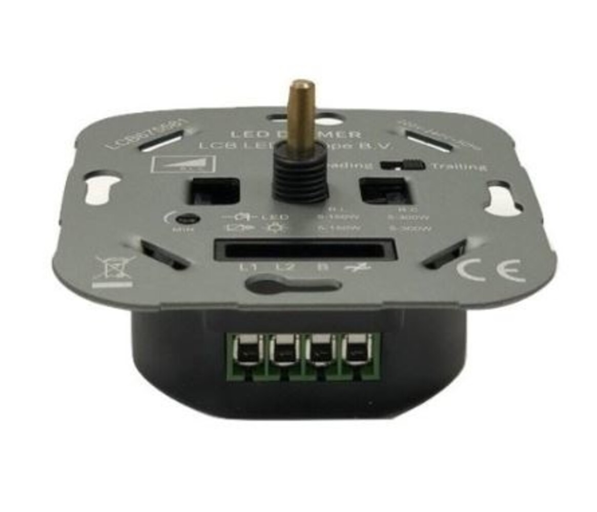 HZC Electric Unterputz  LED Dimmer - Triac - max. 250 Watt - geeignet  für Phasenan- und Phasenabschnitt HZC Electric Unterputz  LED Dimmer - Triac - max. 250 Watt - geeignet  für Phasenan- und Phasenabschnitt
