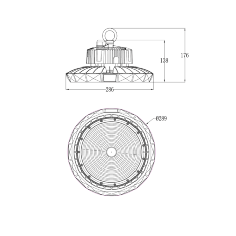 Strong Lumen Hallenstrahler LED IP65 - 110W - 20900Lm - 190 pro Watt - 5000K - 5 Jahre Garantie - 230V Strong Lumen Hallenstrahler LED IP65 - 110W - 20900Lm - 190 pro Watt - 5000K - 5 Jahre Garantie - 230V