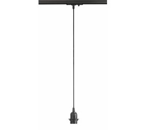 LCB LED-Beleuchtung Innovatives Design, hochwertige Technik & schnelle Lieferung! LED Schienenstrahler Anschlußkabel für Hängelampe Schwarz - 1 m - mit E27 Fassung