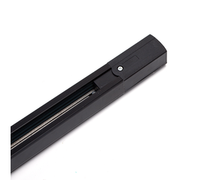 Spectrum 3-Phasen Stromschiene Schwarz | 2 Meter - Aufbau schiene – Universal für Schienenstrahler