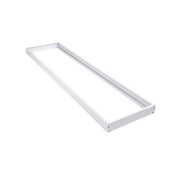 Spectrum Decken Aufbaurahmen 120x30cm - Weiß - für LED Panel -  Schraublose Befestigung