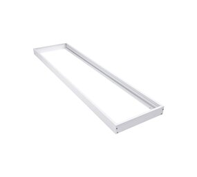 Spectrum Aufputz-Klickrahmen Weiß - 120x30 cm | 50MM Geeignet für LED panelen - Schraublose Befestigung Spectrum Aufputz-Klickrahmen Weiß - 120x30 cm | 50MM Geeignet für LED panelen - Schraublose Befestigung