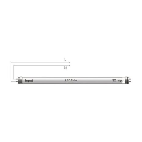Spectrum LED Röhre 60cm – 8,5W 850lm – 4000K Neutralweiß (840) – Glas