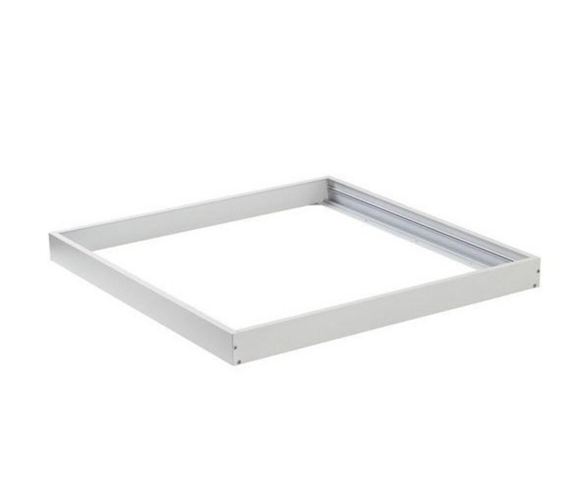LCB LED Aufbau-Rahmen Typ A für Panel 60×60 cm – Weißes Aluminium – 5 cm Höhe inkl. Schrauben LCB LED Aufbau-Rahmen Typ A für Panel 60×60 cm – Weißes Aluminium – 5 cm Höhe inkl. Schrauben
