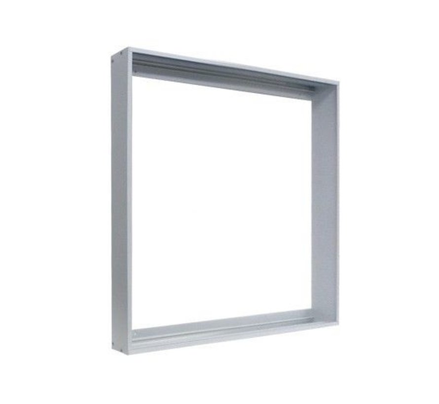 Decken Aufbaurahmen 60x60cm - Aluminium Silber - für LED Panel - inkl. Befestigungsmaterial