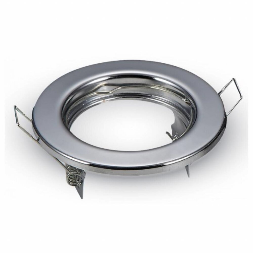 Aigostar Runder LED Einbaustrahler – schwenkbar – GU10/MR16 – gebürstetes Chrome Aigostar Runder LED Einbaustrahler – schwenkbar – GU10/MR16 – gebürstetes Chrome