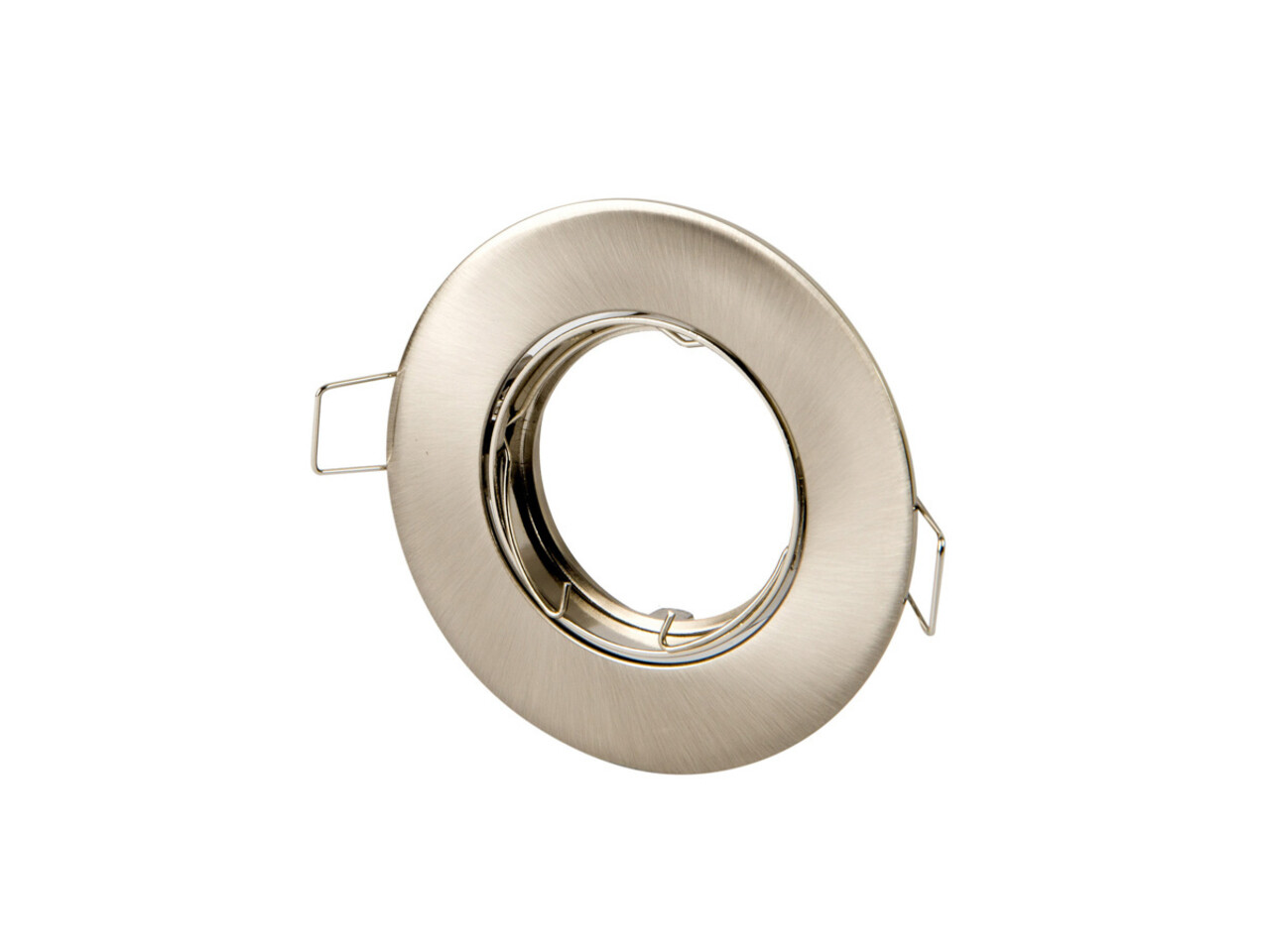 Led line: Erstklassiges Lichtdesign LED Strahler Einbaurahmen für GU10 / MR16 - 80mm -  Edelstahl - rund - schwenkbar - Außenmaß 92 mm