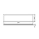 LCB LED-Beleuchtung Innovatives Design, hochwertige Technik & schnelle Lieferung! LED Panel 36W 4320lm - 120x30cm - UGR <22 | 3000K-4000K-6000K |  5 Jahre Garantie