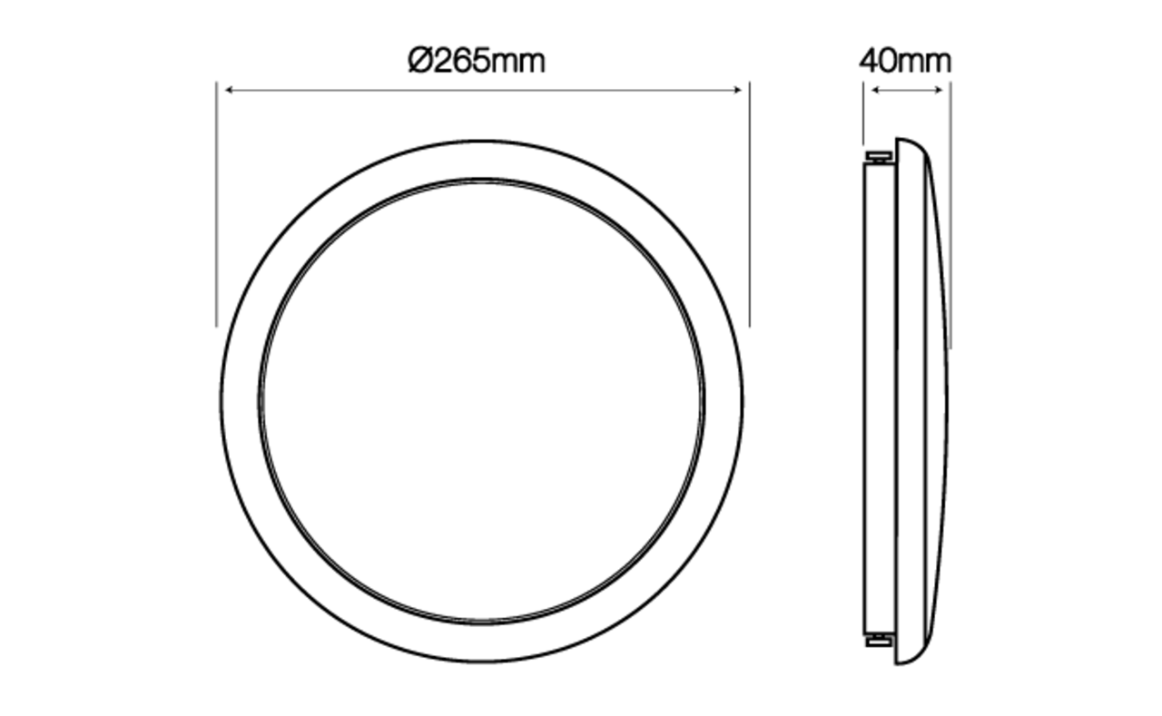 Led line: Erstklassiges Lichtdesign LED Deckenleuchte Weiss IP65 - Bulkhead Rund Lunar - 16W 1600Lm - 4000K 840 Neutralweiß | 265MM Entspricht 160W Led line: Erstklassiges Lichtdesign LED Deckenleuchte Weiss IP65 - Bulkhead Rund Lunar - 16W 1600Lm - 4000K 840 Neutralweiß | 265MM Entspricht 160W
