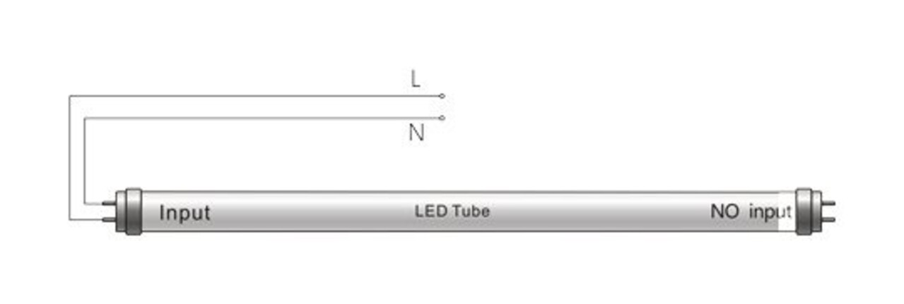 LED Leuchtstoffröhre G13/T8 - 120cm - 3000K - 830 - Warmweiß - 18W 