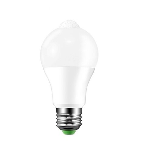 LED Lampe mit Bewegungssensor - E27 Fassung - 6W entspricht 50W
