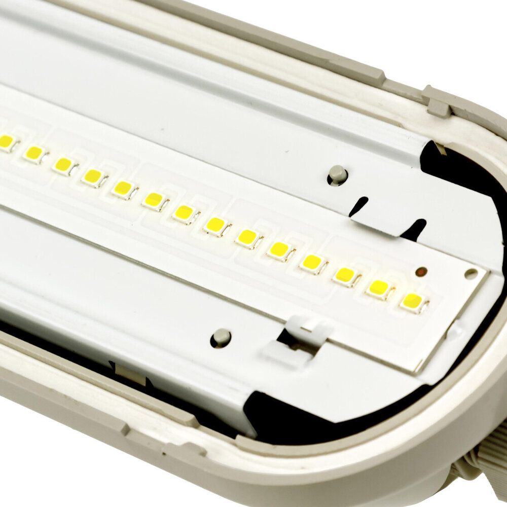 Spectrum LED Montagebalken Limea Gigant Pro 150cm 27/37/47/58W - 4000K Neutralweiß | IP66 IK10 Spectrum LED Montagebalken Limea Gigant Pro 150cm 27/37/47/58W - 4000K Neutralweiß | IP66 IK10
