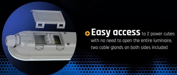 Spectrum LED-Feuchtraumleuchte Wannenleuchte IP65 - 120cm - 38W 6498 Lumen - 4000K 840 Neutral Weiss | IK10 - Modulär Anschließbar Durchgangsverdrahtung Spectrum LED-Feuchtraumleuchte Wannenleuchte IP65 - 120cm - 38W 6498 Lumen - 4000K 840 Neutral Weiss | IK10 - Modulär Anschließbar Durchgangsverdrahtung