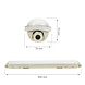 Spectrum LED - IP65 Wasserdichte - Wannenleuchte - Unterbauleuchte 60cm - 20W - 150Lm pro Watt - 4000K 840 - inkl. Durchgangsverdrahtung Spectrum LED - IP65 Wasserdichte - Wannenleuchte - Unterbauleuchte 60cm - 20W - 150Lm pro Watt - 4000K 840 - inkl. Durchgangsverdrahtung