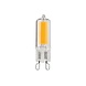 Aigostar LED-Leuchten LED G9 Stiftsockellampe 2W 3000K entspricht 20W Abmessung 60x14,5mm