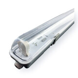 Spectrum Komplettset - 150cm Einzelfassung - IP65 Feuchtraum -Wannenleuchte + 25W LED Leuchtstoffröhre 6000K - 865 - Tageslichtweiß - Komplett Spectrum Komplettset - 150cm Einzelfassung - IP65 Feuchtraum -Wannenleuchte + 25W LED Leuchtstoffröhre 6000K - 865 - Tageslichtweiß - Komplett