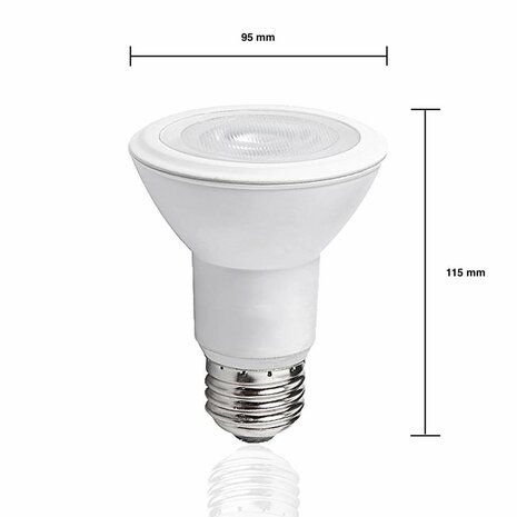 LED Lampe - E27 PAR30 - 12W entspricht 66W - Tageslichtweiß 6500K