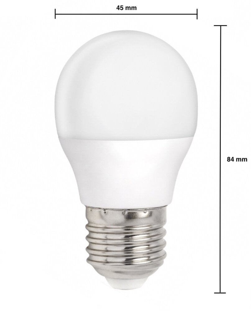 Spectrum LED Lampe G45 E27 6W 4000K Neutralweiß - Ersetzt 50W Spectrum LED Lampe G45 E27 6W 4000K Neutralweiß - Ersetzt 50W