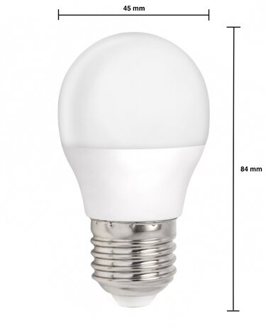 Spectrum LED Lampe G45 E27 6W 4000K Neutralweiß - Ersetzt 50W Spectrum LED Lampe G45 E27 6W 4000K Neutralweiß - Ersetzt 50W