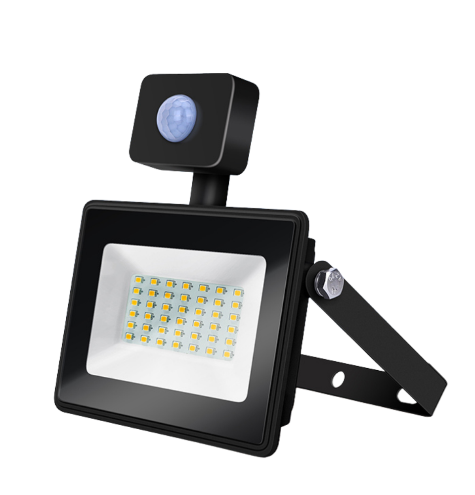 Modee Lighting LED Strahler mit Bewegungssensor - 50W entspricht 450W - Lichtfarbe optional - 3 Jahre Garantie