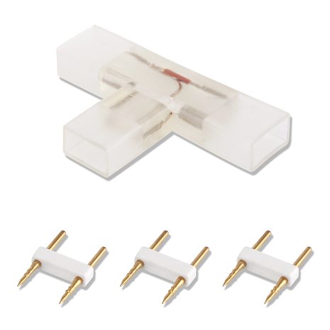 Aigostar LED-Leuchten LED Leuchtband V1 2 Pin Verbindungsstecker T-Verbindungsstecker