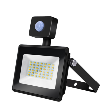 Modee Lighting LED Strahler mit Bewegungssensor - 50W entspricht 450W - Lichtfarbe optional - 3 Jahre Garantie