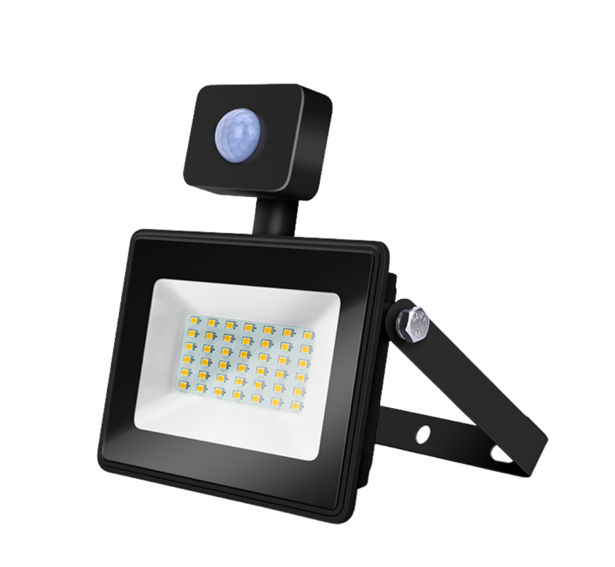 LED Strahler mit Bewegungssensor - 50W entspricht 450W - Lichtfarbe optional - 3 Jahre Garantie