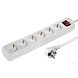 Steckdosenleiste 6-fach mit An- und Ausschalter- 1.5m Stecker Steckdosenleiste 6-fach mit An- und Ausschalter- 1.5m Stecker