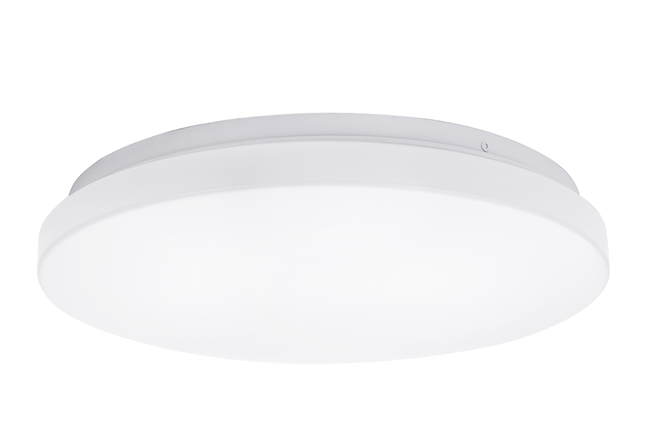 LED weiße Deckenleuchte rund- 12W entspricht 60W - 3000k Warmweiß -  255x55mm 