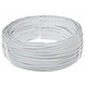Aigostar LED-Leuchten Anschlusskabel - 100m - 2x 1mm2 mit weißer Isolierung flach - H05VVH2-F