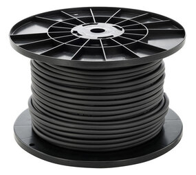 Aigostar LED-Leuchten Anschlusskabel - 100m - 3x 1.5mm2 schwarze Isolierung - H05VV-F 3G1.5