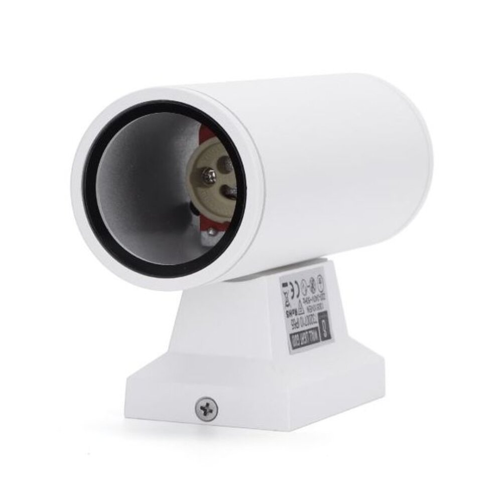 Aigostar  LED GU10 runde Wandleuchte weiß IP65 - 2-fach für 2 LED GU10 spots Aigostar  LED GU10 runde Wandleuchte weiß IP65 - 2-fach für 2 LED GU10 spots