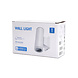 LED GU10 runde Wandleuchte weiß IP65 - 2-fach für 2 LED GU10 spots LED GU10 runde Wandleuchte weiß IP65 - 2-fach für 2 LED GU10 spots