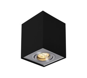 Spectrum LED Deckenspot - Würfel  -  Schw. Silber -  mit GU10 Fassung - schwenkbar - exkl. LED Spot Spectrum LED Deckenspot - Würfel  -  Schw. Silber -  mit GU10 Fassung - schwenkbar - exkl. LED Spot