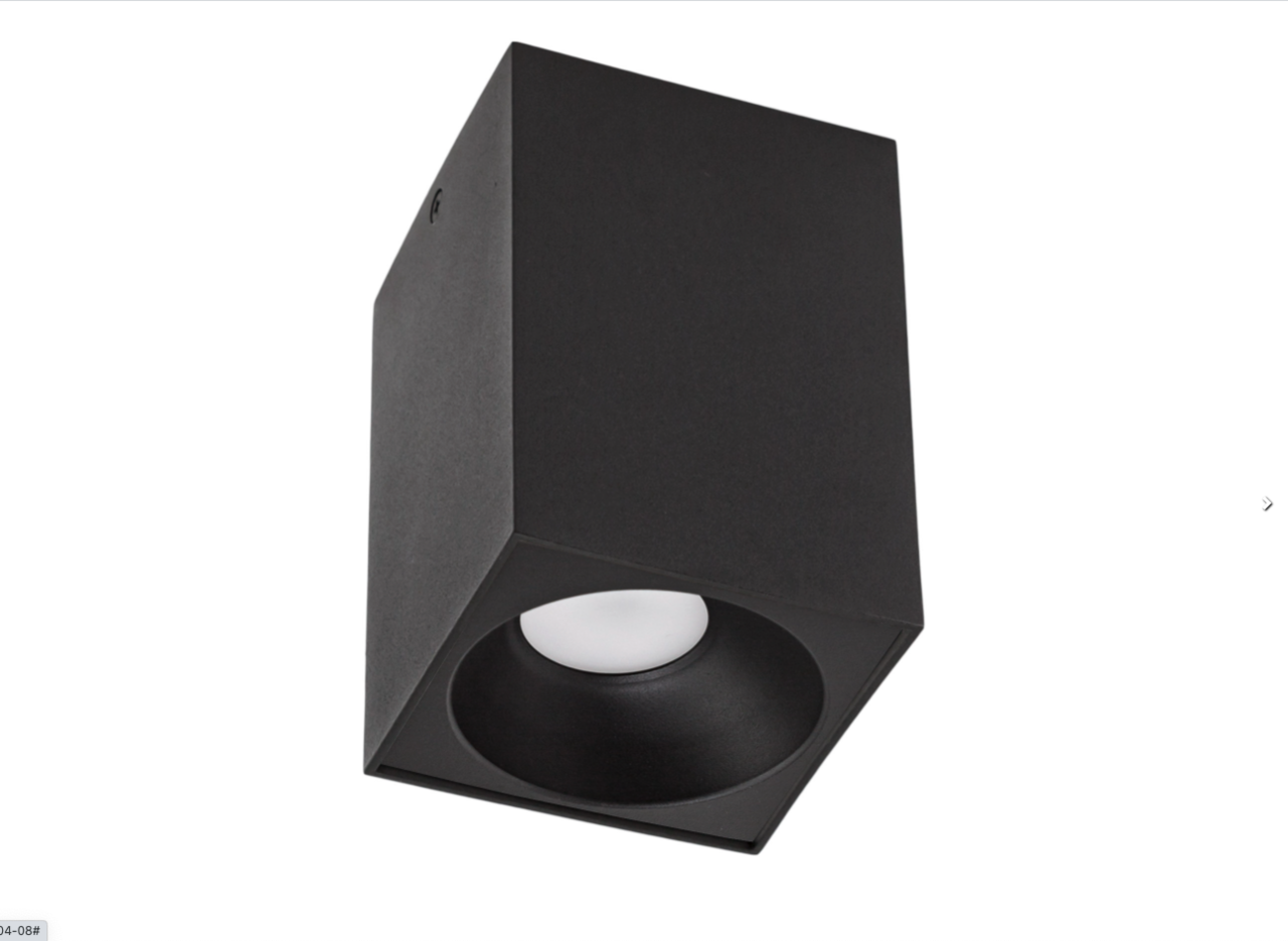 Spectrum LED Deckenspot - Würfel Mattschwarz 95x95x138 mm - LED Spot optional Spectrum LED Deckenspot - Würfel Mattschwarz 95x95x138 mm - LED Spot optional