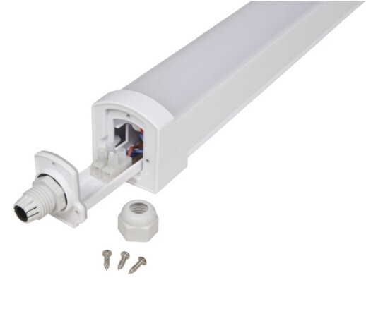 LCB LED LED Feuchtraumleuchte 150cm – 45W 5400lm – 4000K Neutralweiß (840) – IP65 – durchverdrahtbar
