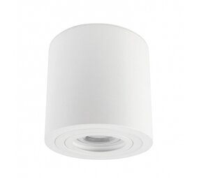 Spectrum LED Deckenspot IP65 - Röhre  Weiß - mit GU10 Fassung - LED Spot optional Spectrum LED Deckenspot IP65 - Röhre  Weiß - mit GU10 Fassung - LED Spot optional