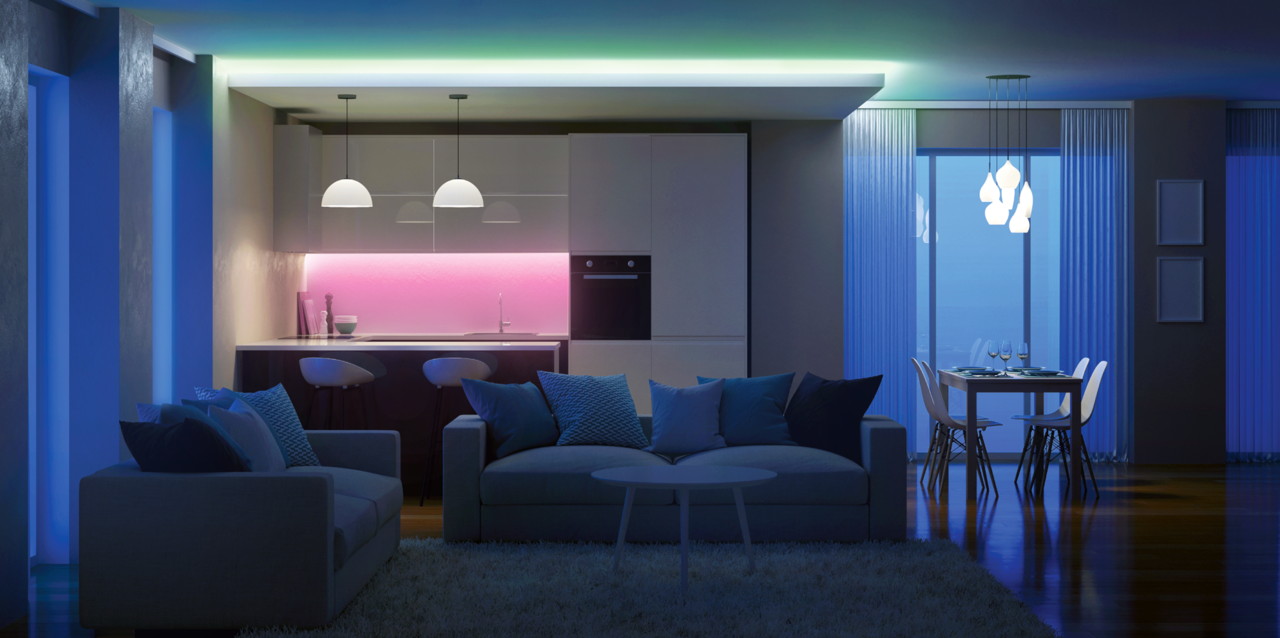 Spectrum WLAN LED Leuchtband - 5m 17W - RGB+CCT alle Lichtfarben - per App steuerbar